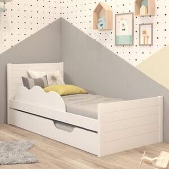 Leroy Merlin Bicama infantil com cama auxiliar e rodizios - branco oferta