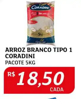 Assaí Atacadista Arroz Branco Tipo 1 Coradini 5kg oferta