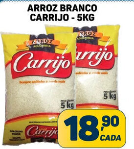 Dom Atacadista Arroz Branco Carrijo 5kg oferta