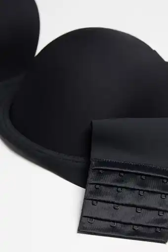Sutiã bandeau carola em microfibra - preto