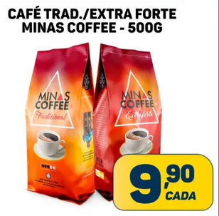 Dom Atacadista Café Trad./ Extra Forte minas Coffee 500g oferta