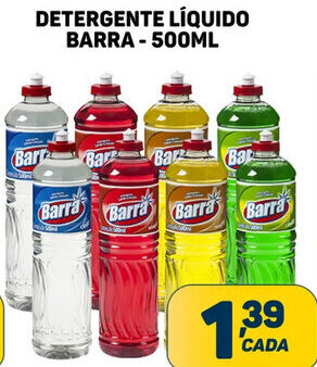 Dom Atacadista Detergente Líquido Barra 500ml oferta