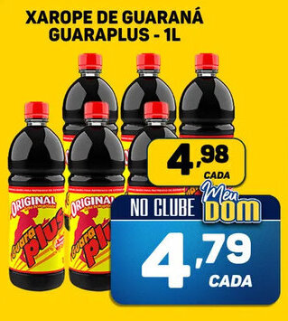 Dom Atacadista Xarope de Guaraná Guaraplus 1L oferta