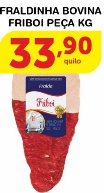 Roldão Fraldinha bovina friboi peça kg oferta