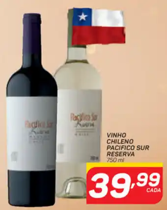 GBarbosa Vinho Chileno Pcifico Sur Reserva 750ml oferta