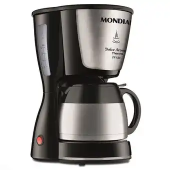 Cybelar Cafeteira eletrica mondial dolce arome thermo 24 xícaras filtro permanente jarra inox 800w oferta