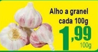 Higa's Supermercado Alho a granel 100g oferta