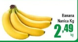 Higa's Supermercado Banana Nanica 1kg oferta