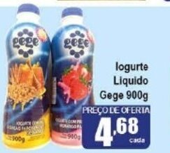 Higa's Supermercado Iogurte Liquido Gege 900g oferta