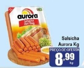 Higa's Supermercado Salsicha Aurora 1kg oferta