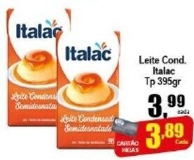 Higa's Supermercado Leite Cond. Italac TP 395g oferta