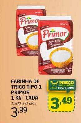 Cooper Farinha de trigo tipo 1 primor* oferta