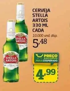 Cooper Cerveja stella artois cada oferta