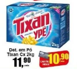 Higa's Supermercado Det. em po Tixan Cx 2kg oferta