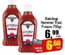 Higa's Supermercado Ketchup Hemmer Trad. frasco 750g oferta