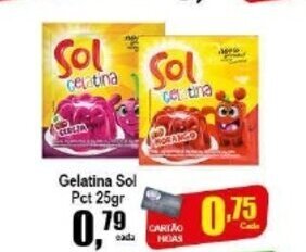 Higa's Supermercado Gelatina Sol pct 25g oferta