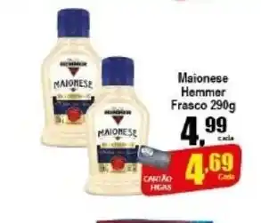 Higa's Supermercado Maionese Hemmer Frasco 290g oferta