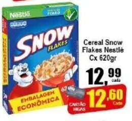 Higa's Supermercado Cereal Snow Flakes Nestle cx 620g oferta