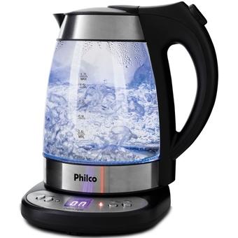 Benoit Chaleira elétrica philco glass 1,7 litros com painel digital oferta