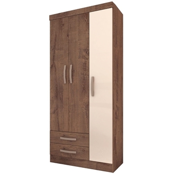 Benoit Guarda roupa / roupeiro barcellona 3 portas 2 gavetas mdp oferta