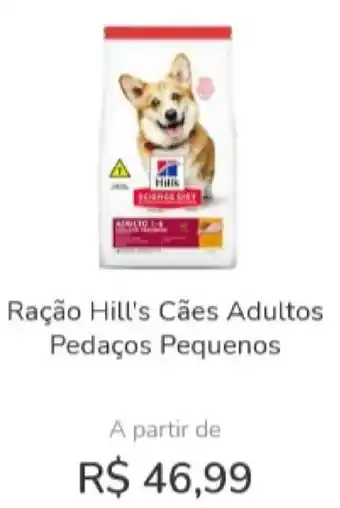 Cobasi Racao Hill's Caes Adultos Pedacos Pequenos oferta