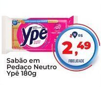 Tonin Superatacado Sabão em pedaço neutro ypê 180g oferta