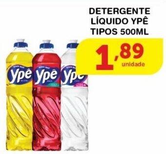 Roldão Detergente líquido ypê 500ml oferta