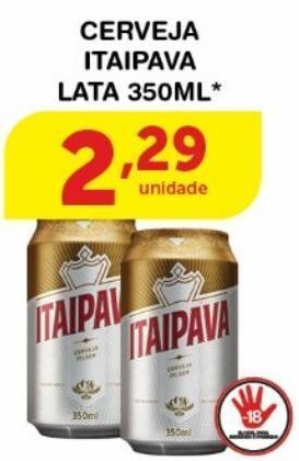 Roldão Cerveja itaipava 350ml oferta