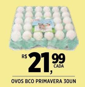 DB Supermercados Ovos brancos primavera 30un oferta