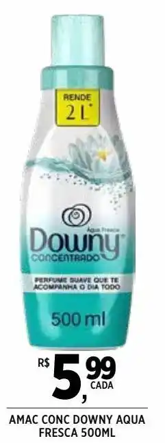 DB Supermercados Amaciante concentrado downy aqua fresca 500ml oferta