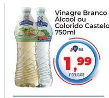Tonin Superatacado Vinagre branco álcool ou colorido castelo 750ml oferta