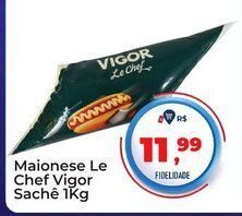 Tonin Superatacado Maionese le chef vigor sachê 1kg oferta