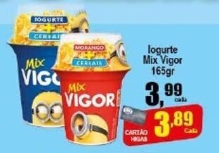Higa's Supermercado Iogurte Mix vigor 165g oferta
