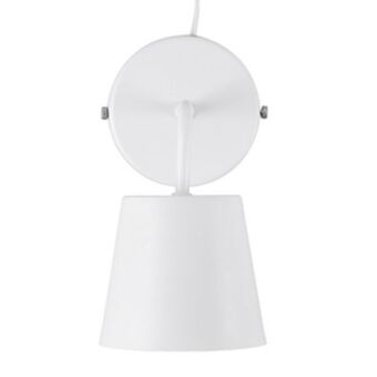 Leroy Merlin Arandela de parede com fio branca alumínio vase luz vita oferta