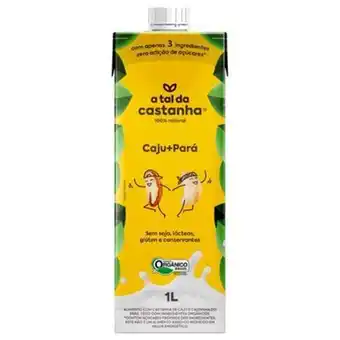 Nagumo Leite vegetal caju + pará a tal da castanha 1l oferta