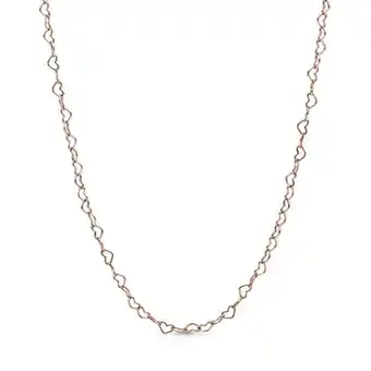 Pandora Colar pandora rose petite corações oferta