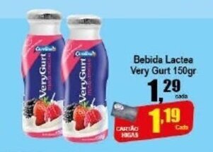 Higa's Supermercado Bebida Lactea Very Gurt 150g oferta
