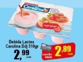 Higa's Supermercado Bebida lactea Carolina Bdj 510g oferta
