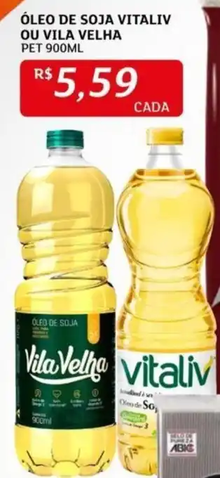 Assaí Atacadista Óleo de Soja Vitaliv ou Vila Velha 900ml oferta