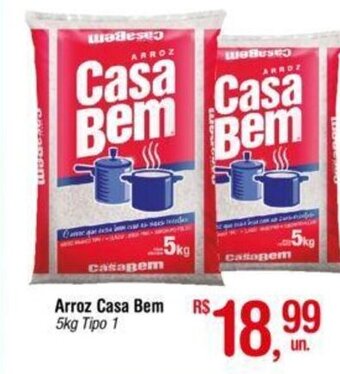 Fort Atacadista Arroz Casa Bem 5kg tipo 1 oferta