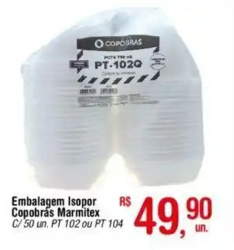 Fort Atacadista Embalagem Isopor Copobras Marmitex oferta