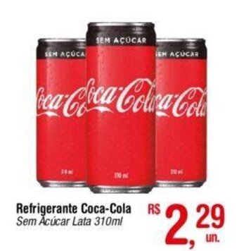 Fort Atacadista Refrigerante Coca Cola 310ml oferta
