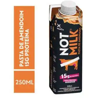 Arena Atacado Bebida not milk high protein 15g de proteina pasta de amendoim 250ml oferta