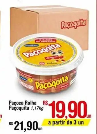 Fort Atacadista Pacoca Rolha Pacoquita 1.17kg oferta