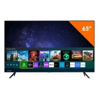 Smart tv samsung 65 4k crystal uhd, un65au7700, com game streaming