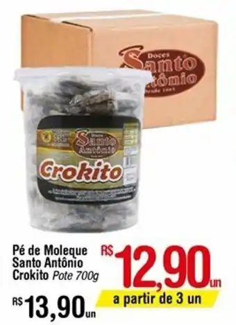 Fort Atacadista Pe de Moleque Santo Antonio Crokito 700g oferta