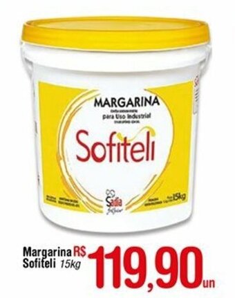 Fort Atacadista Margarina Sofiteli 15kg oferta