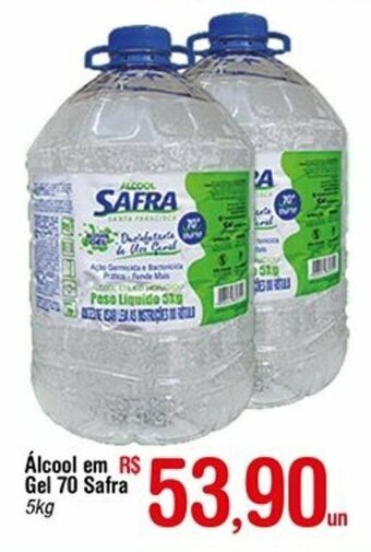 Fort Atacadista Alcool em Gel 70 Safra 5kg oferta