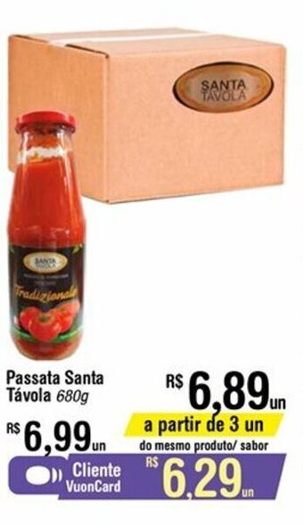 Fort Atacadista Passata Santa Tavola 680g oferta