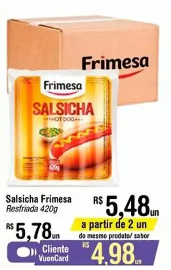 Fort Atacadista Salsicha Frimesa 420g oferta